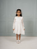 Cream Check Picnic Dress