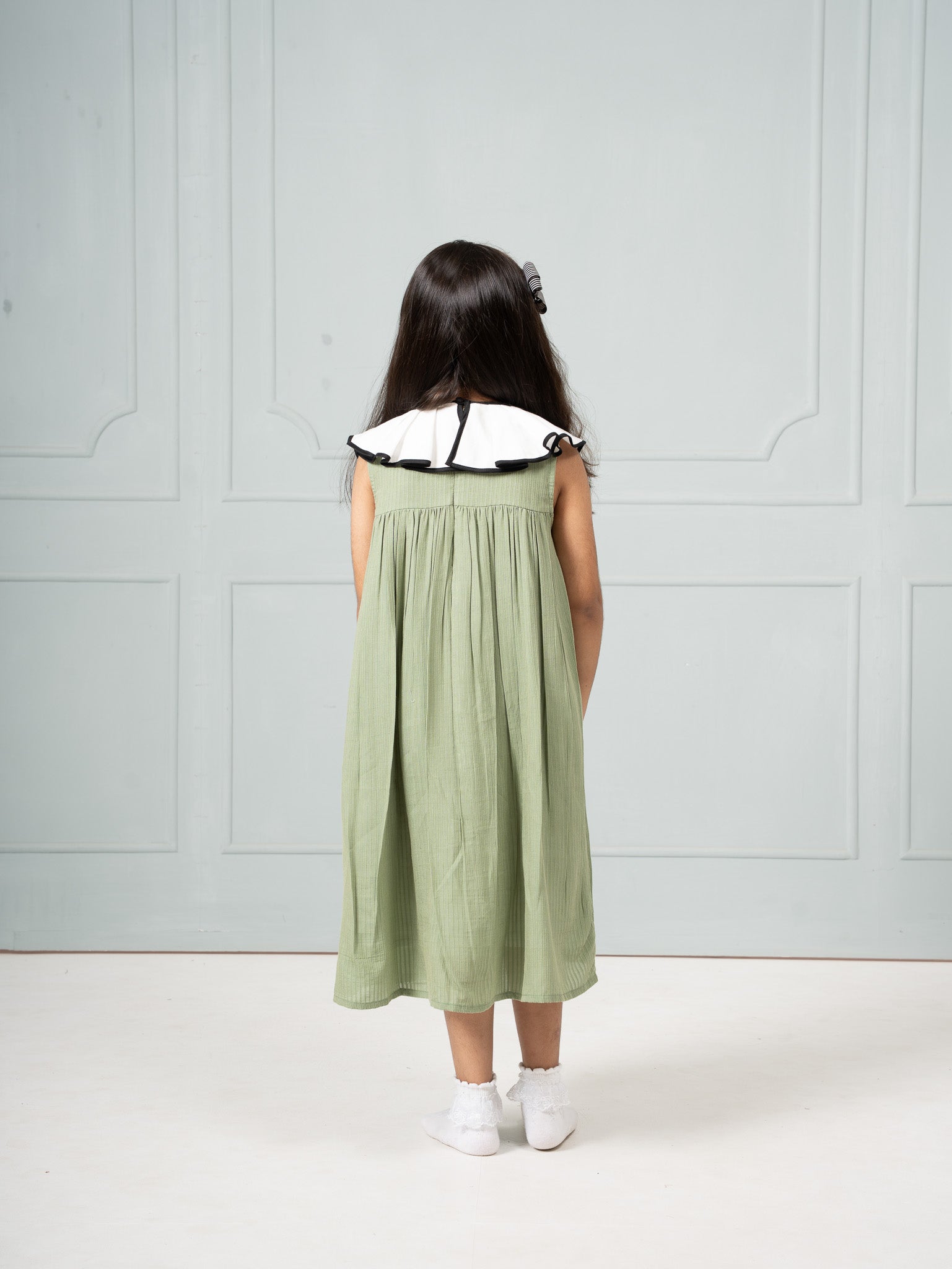 Tracing Olive Dress